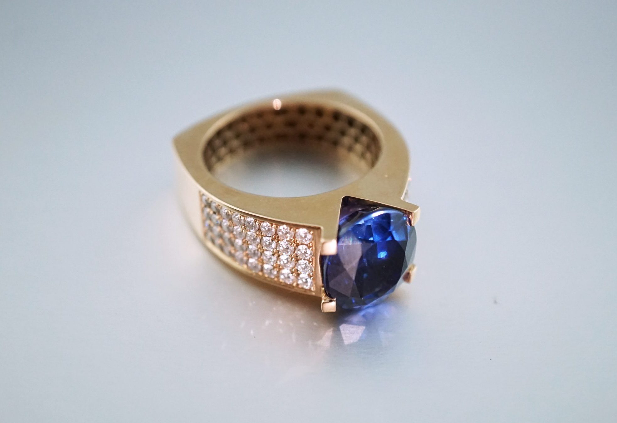 gold rings with blue stone gold rings with blue stone